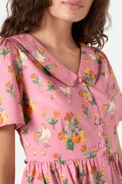 Dangerfield US Chickens Mini Shirt Dress Outlet