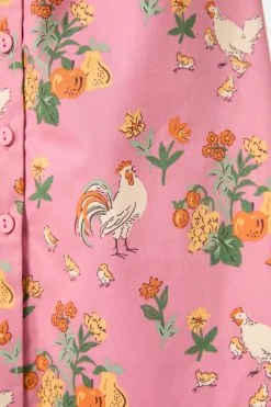 Dangerfield US Chickens Mini Shirt Dress Outlet