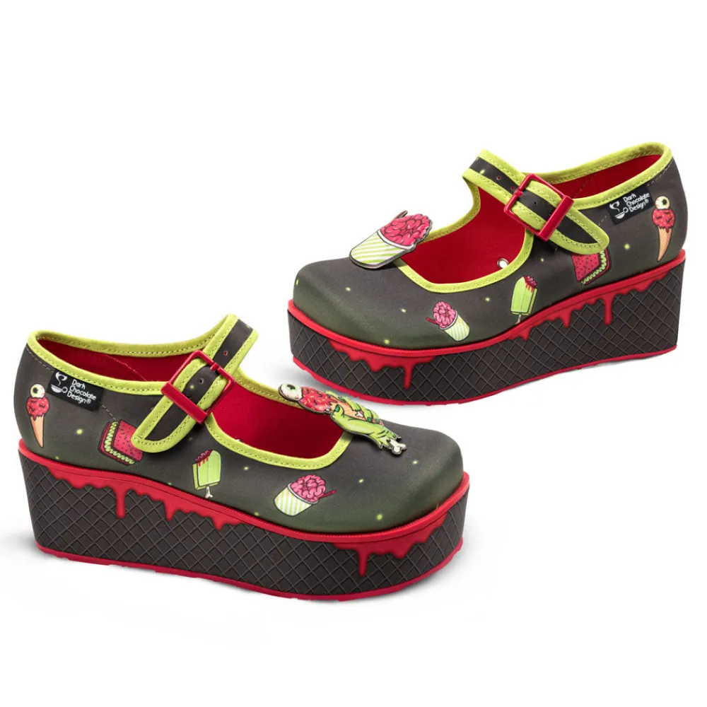 Chocolaticas® Brain Freeze Women's Mary Jane Platform Hot