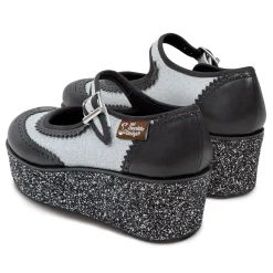 Chocolaticas® Havana Glitter Women's Mary Jane Platform Clearance
