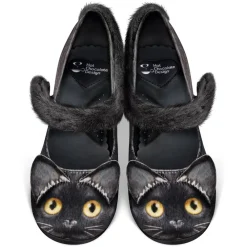 Chocolaticas® Mid Heels Chat Noir Women's Mary Jane Pump Online