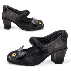 Chocolaticas® Mid Heels Chat Noir Women's Mary Jane Pump Online