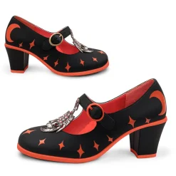 Chocolaticas® Mid Heels Scorpio Women's Mary Jane Pump Online