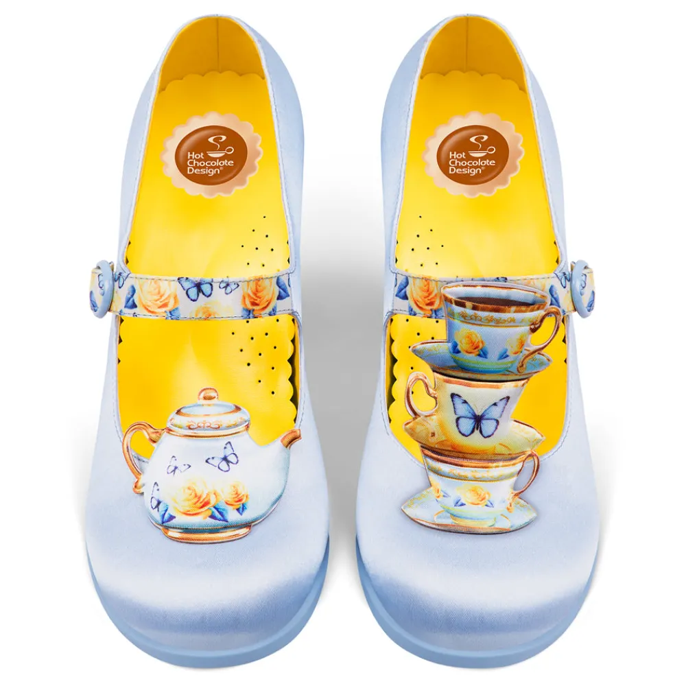 Chocolaticas® Mid Heels Tea Party Women's Mary Jane Pump Hot