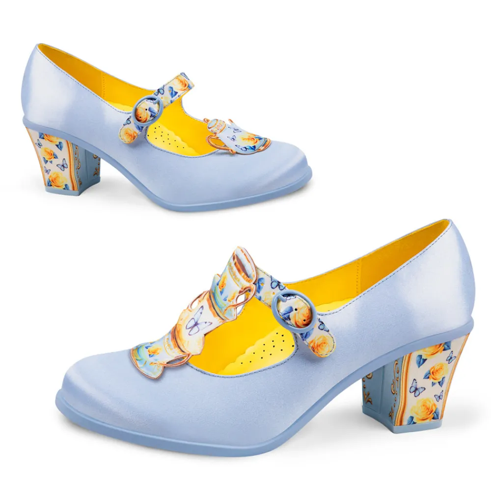 Chocolaticas® Mid Heels Tea Party Women's Mary Jane Pump Hot