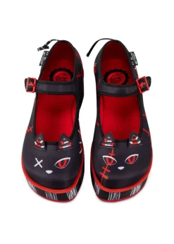 Chocolaticas® Riot Kitty Women's Mary Jane Platform