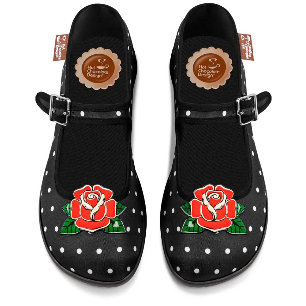 Chocolaticas® Rockabilly Women's Mary Jane Flat Best