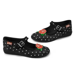 Chocolaticas® Rockabilly Women's Mary Jane Flat Best