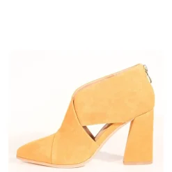 Christina Crossover Suede Booties Outlet