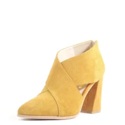 Christina Crossover Suede Booties Outlet