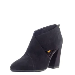 Christina Crossover Suede Booties Outlet