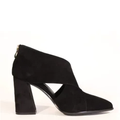 Christina Crossover Suede Booties Outlet