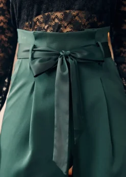 BTC Cider, Spice & Everything Nice Wide Leg Pants Green Goddess Discount