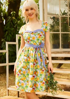 BTC Citrus Serenade Dress Citrus Print Sale