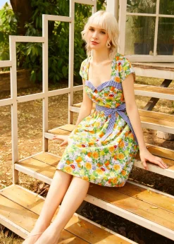 BTC Citrus Serenade Dress Citrus Print Sale