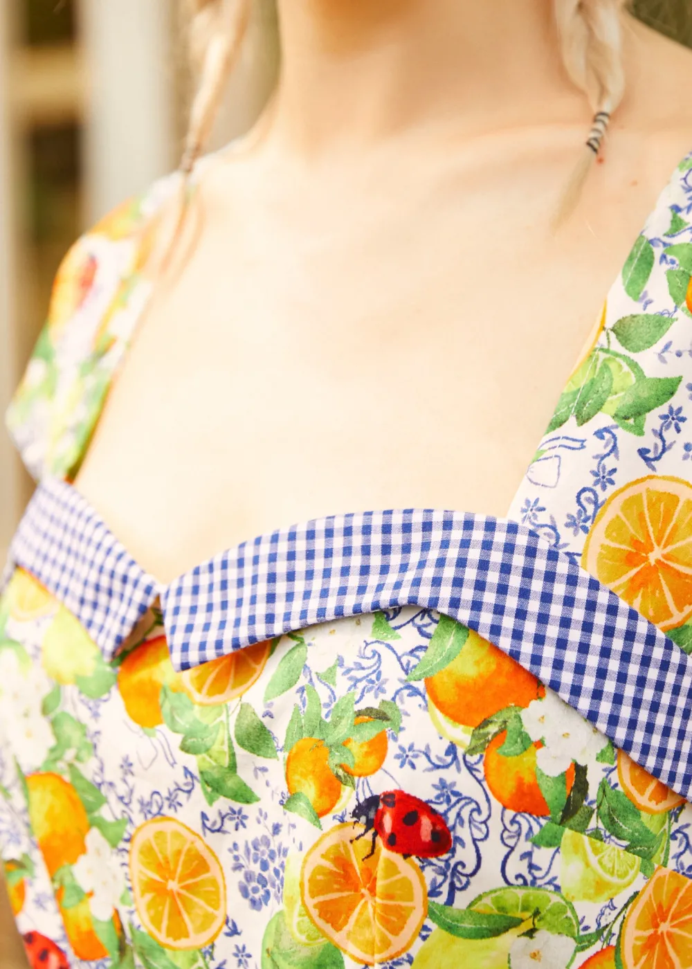 BTC Citrus Serenade Dress Citrus Print Sale
