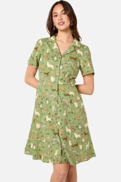 Cute Dogs Shirt Dress Hot