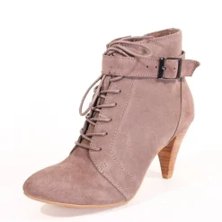 Dakota Suede Booties TAUPE Sale