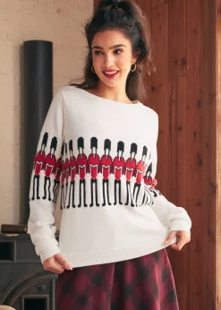 Darling of the Decades Boatneck Pullover Bone China Best
