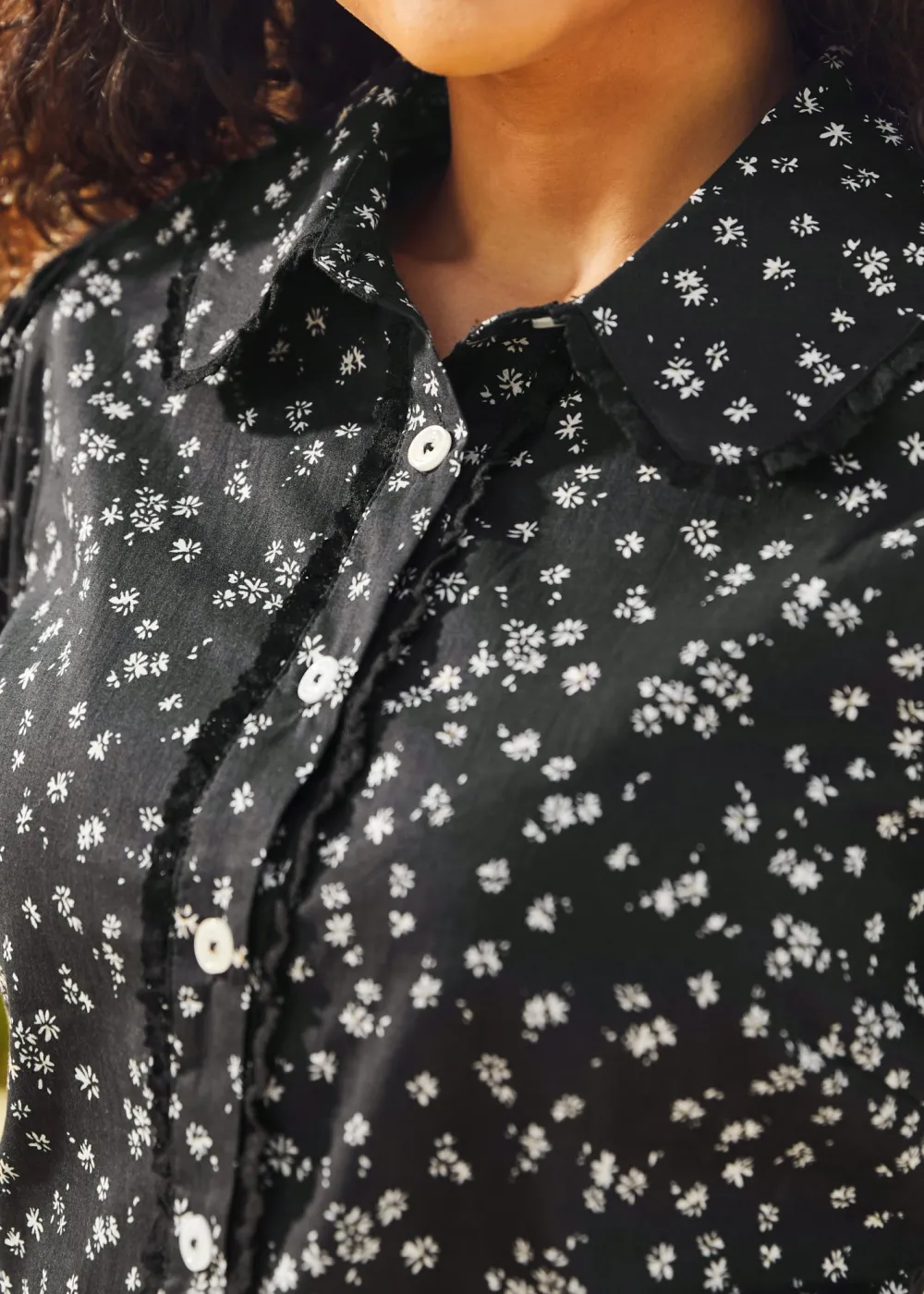 Daydreamer's Delight Button-Up Moonlit Garden Online