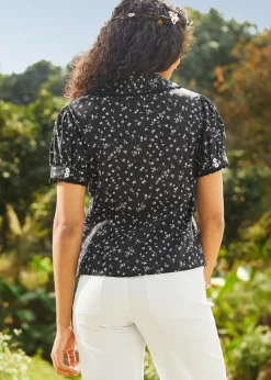 Daydreamer's Delight Button-Up Moonlit Garden Online