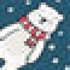 ModCloth Delightful Demeanor Short Sleeve Blouse Navy Polar Bear