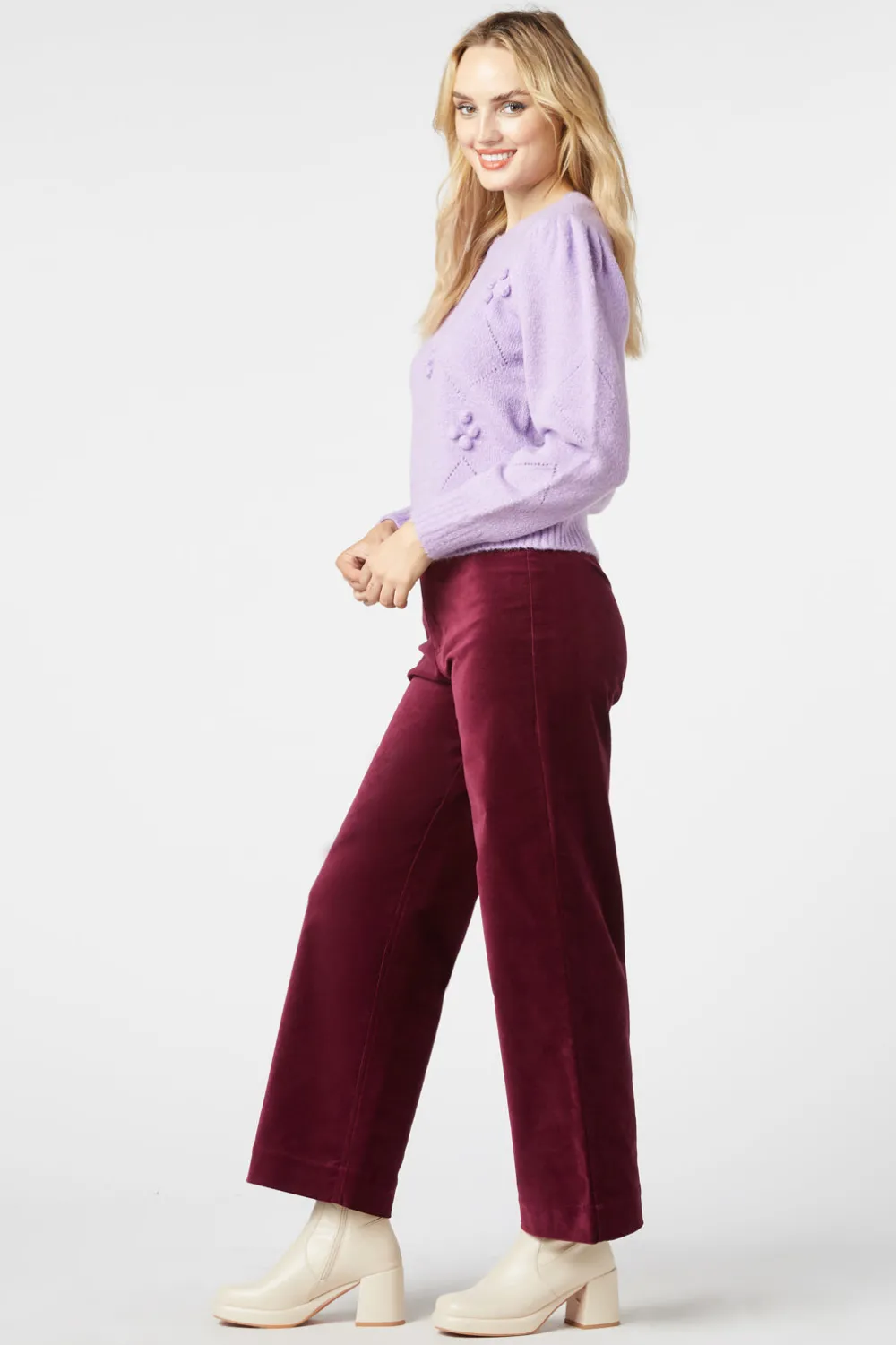 Dangerfield US Dianna Knit Sweater Hot