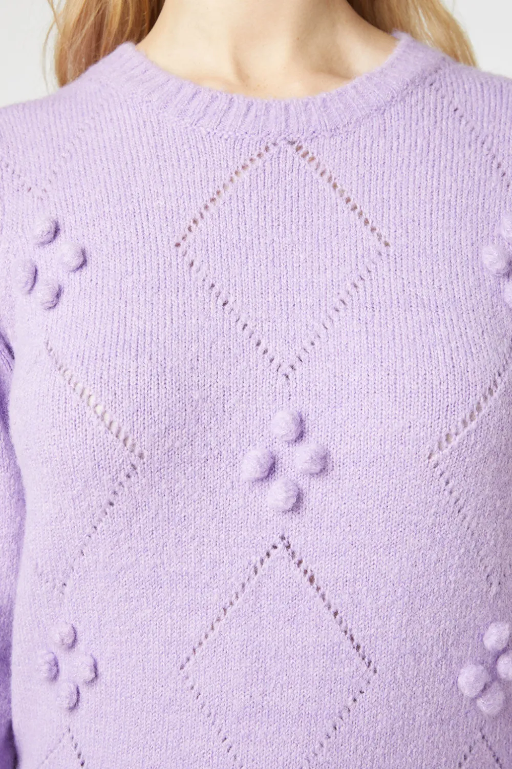 Dangerfield US Dianna Knit Sweater Hot