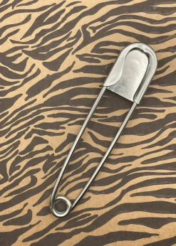 Dice Jumbo Safety Pin Keychain Pink Hot