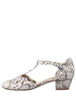 Chelsea Crew Dina T-Strap Mid-Heels SNAKE Outlet