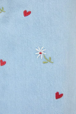 Ditsy Embroidered Jean Outlet