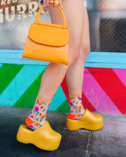 Ditsy Floral Sheer Ankle Sock