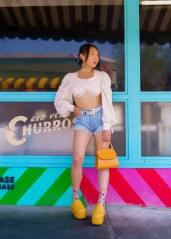 Ditsy Floral Sheer Ankle Sock