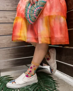 Ditsy Floral Sheer Ankle Sock