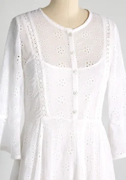 NobleControl Ltd (Amelia Rose) Dreamscape Debut Mini Dress White Discount