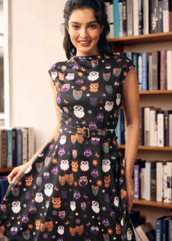 BTC Elegance Anew Fit & Flare Dress Moon Gazer Outlet