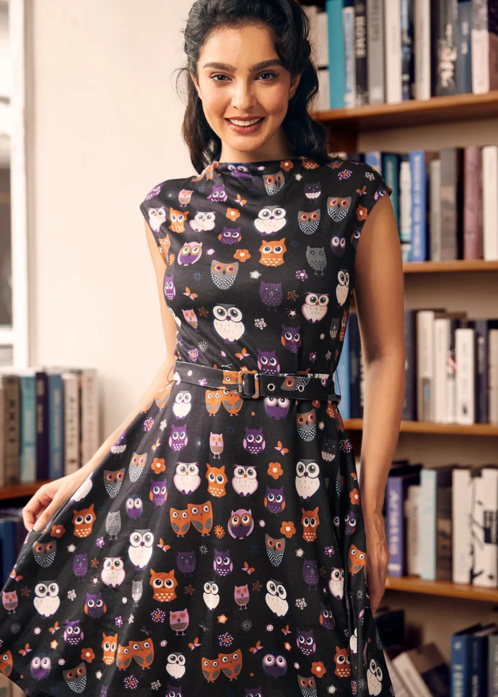 BTC Elegance Anew Fit & Flare Dress Moon Gazer Outlet