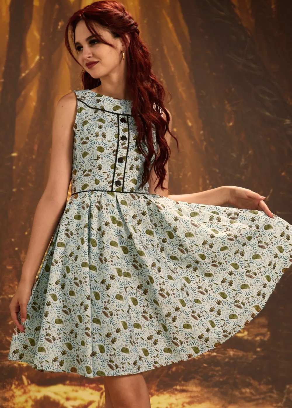 Elizabeth Dress in Hedgehogs Online