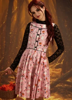 Elizabeth Dress in Pink Halloween Outlet