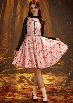 Elizabeth Dress in Pink Halloween Outlet