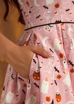Elizabeth Dress in Pink Halloween Outlet