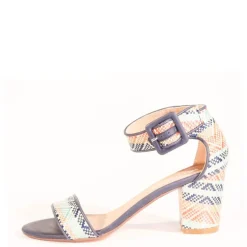Elyse Colorful Sandal Heels NAVY MULTI New