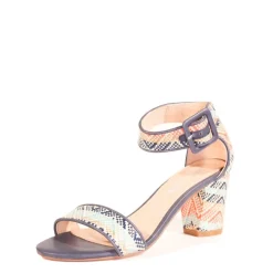 Elyse Colorful Sandal Heels NAVY MULTI New