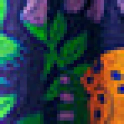 BTC Enchanted Forest Maxi Dress Psychedelic Rainforest