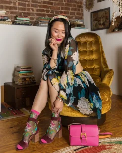 English Rose Black Sheer Ankle Sock Outlet