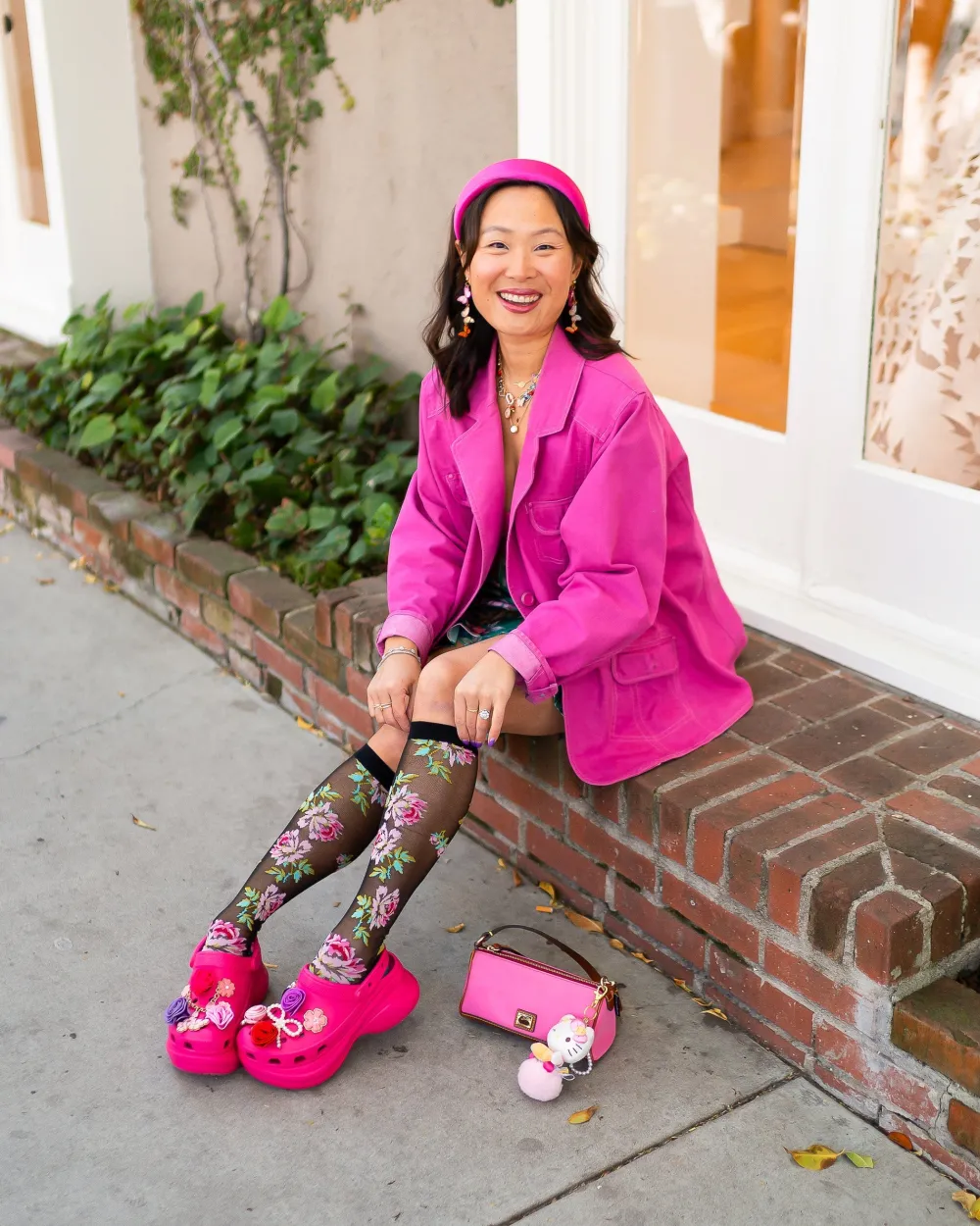 English Rose Black Sheer Knee High Sock Online