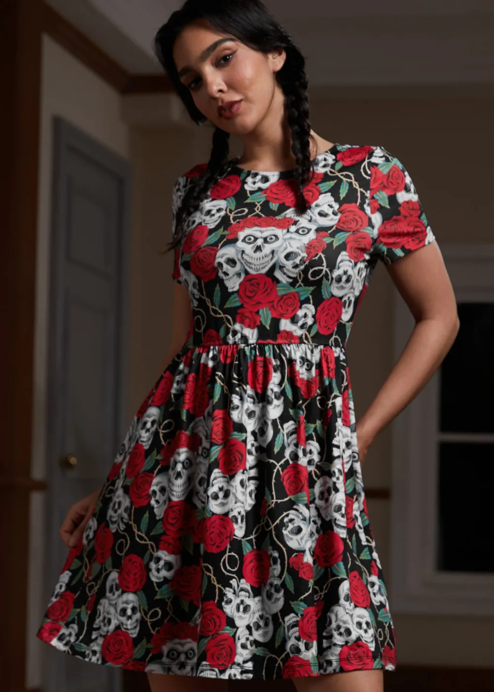 Ensemble Observation Knit Dress Blossom Bone Discount