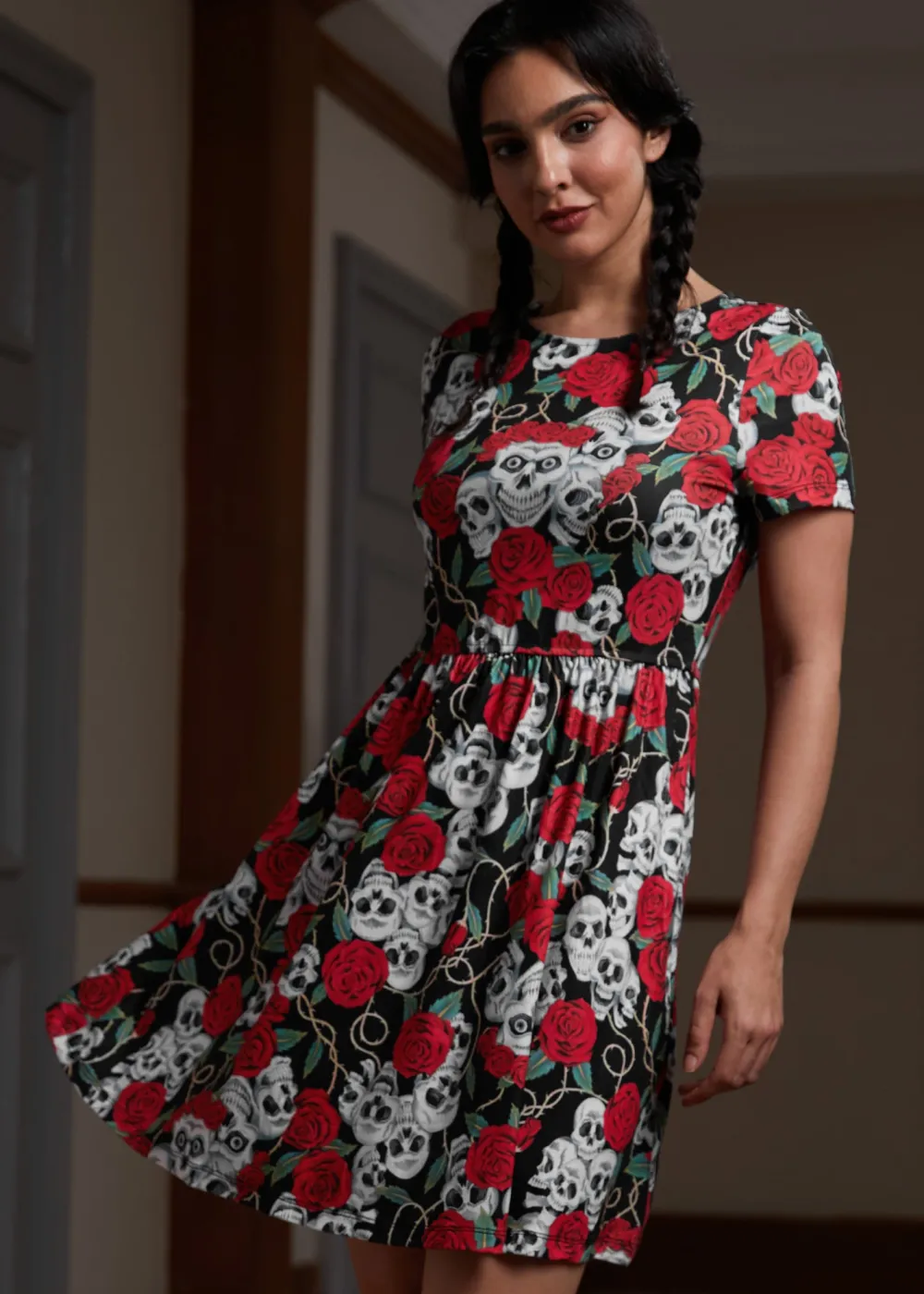 Ensemble Observation Knit Dress Blossom Bone Discount