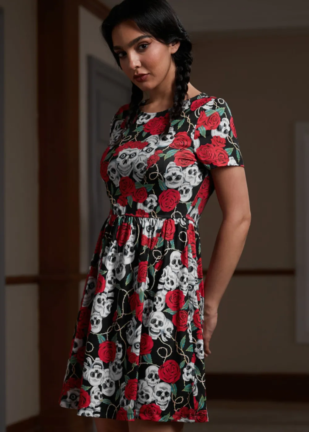 Ensemble Observation Knit Dress Blossom Bone Discount