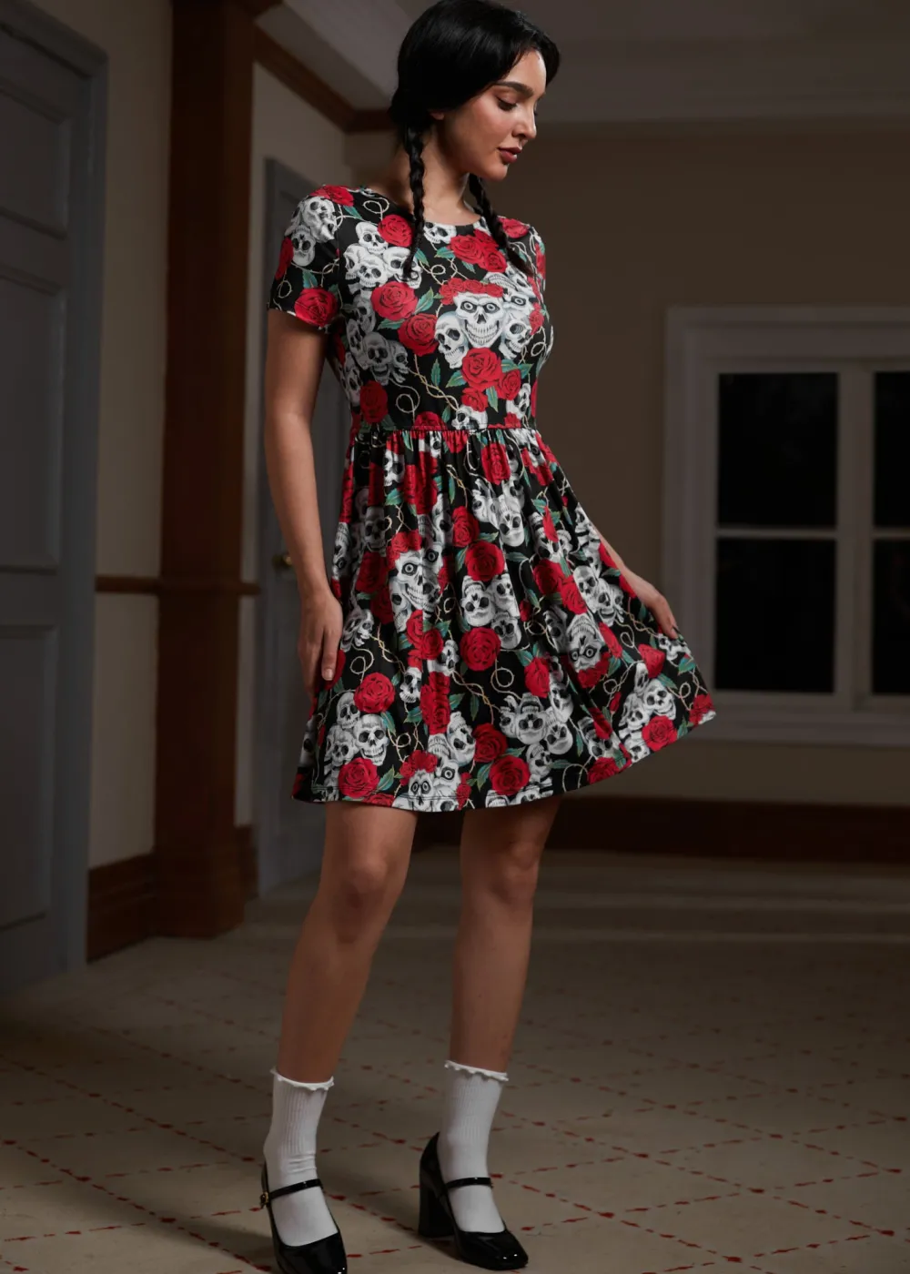 Ensemble Observation Knit Dress Blossom Bone Discount